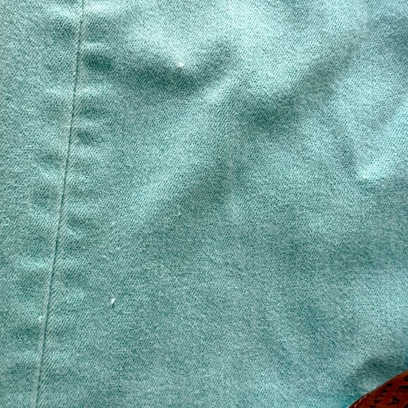 LRL Lauren Jeans Co Turquoise Straight Leg Leather Patch Y2K Women's 6 - Picture 7 of 12